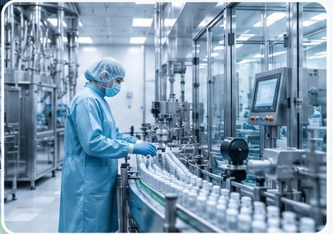 Pharmaceutical manufacturing suite